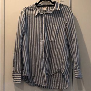 H&M Light Striped Button Down